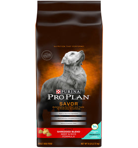 Purina Pro Plan Savor Shredded Blend Beef & Rice Formula Adult Dry Dog Food
