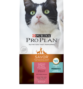 Purina Pro Plan Savor Salmon & Rice Formula Adult Dry Cat Food