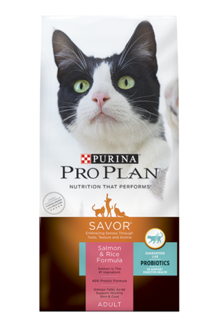 Purina Pro Plan Savor Salmon & Rice Formula Adult Dry Cat Food