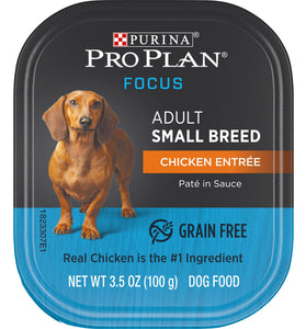 Purina Pro Plan Focus Small Breed Chicken Entree Adult Wet Dog Food