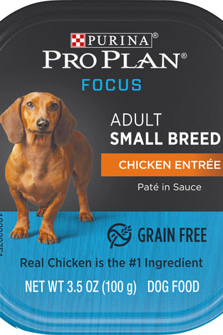 Purina Pro Plan Focus Small Breed Chicken Entree Adult Wet Dog Food