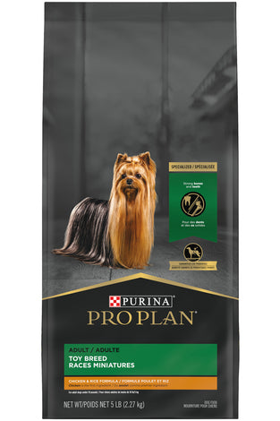 Purina Pro Plan Chicken & Rice Formula Toy Breed Dry Dog Food