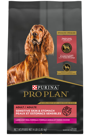 Purina Pro Plan High Protein Sensitive Skin & Sensitive Stomach Lamb & Oat Meal Formula Dry Dog Food