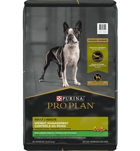 Purina Pro Plan Specialized Weight Management Shredded Blend With Probiotics Small Breed Dry Dog Food