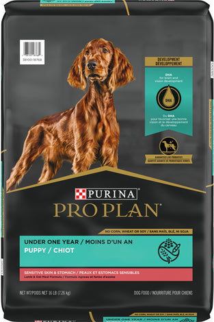 Purina Pro Plan Sensitive Skin & Stomach Lamb & Oat Meal With Probiotics Sensitive Stomach Dry Puppy Food