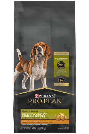Purina Pro Plan Shredded Blend Chicken & Rice Formula With Probiotics Weight Management Dry Dog Food