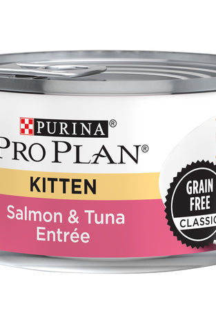 Purina Pro Plan Grain-Free Pate Chicken Entree Pull-Top Can Wet Kitten Food